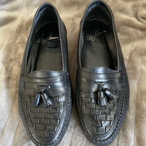 Oleg Cassini Black Men's Loafers